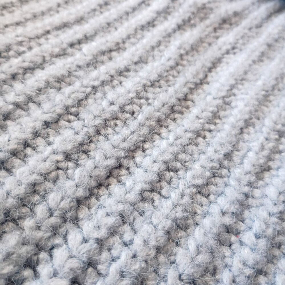 ZARA Light Blue Chunky Knit Turtleneck Sweater | Size S - Picture 6 of 11